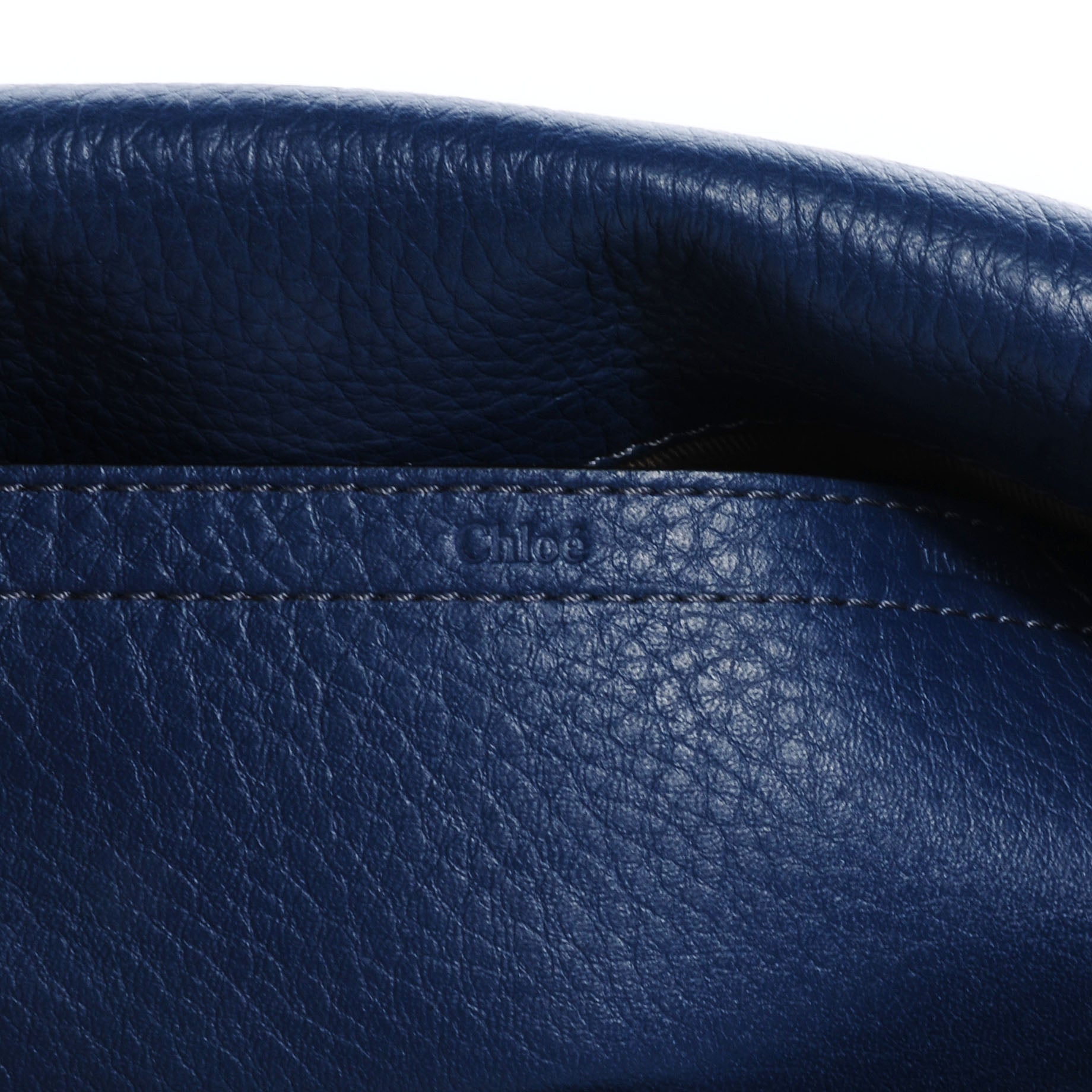 Chloe Calfskin Medium Marcie Round Crossbody Bag Royal Navy 9 of 10