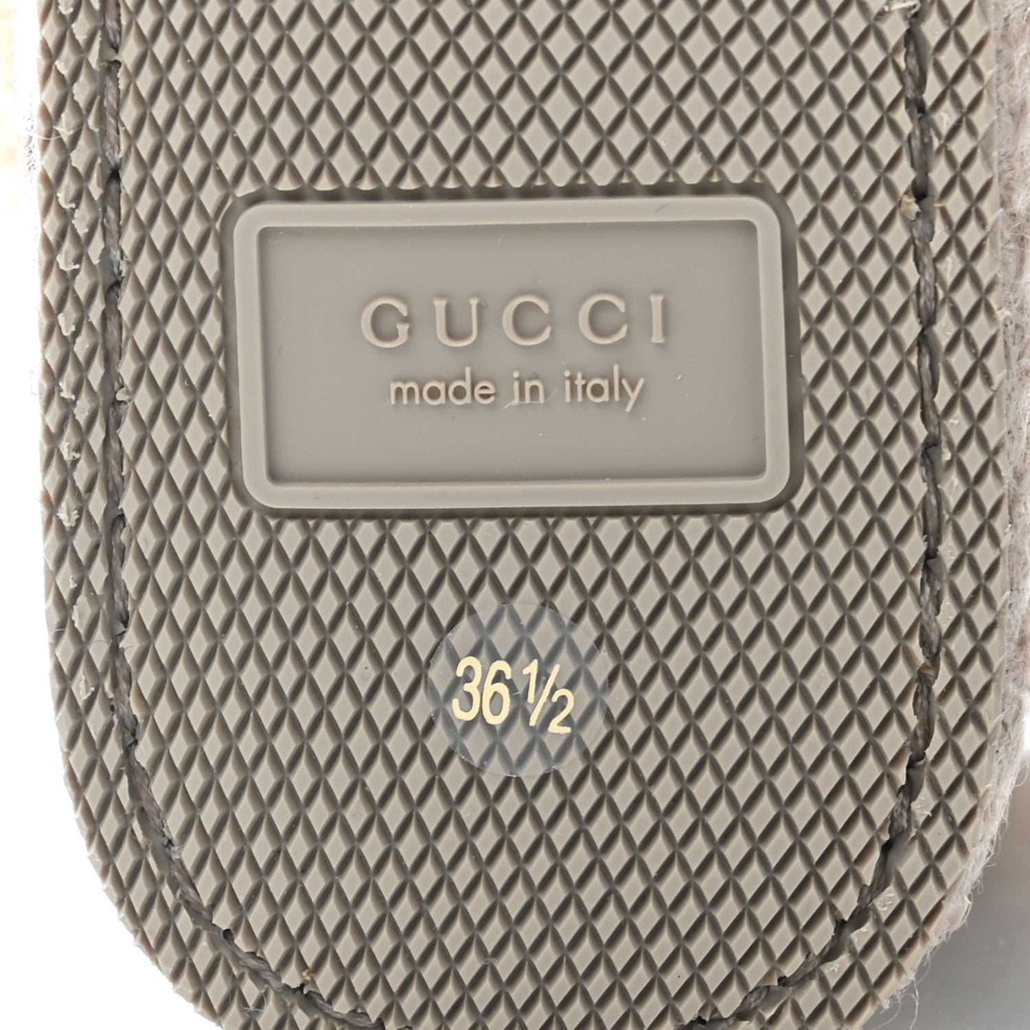 Gucci Covered Wool GG Monogram Womens Fria Horsebit Ankle Boots 36.5 Beige Ebony Butterscotch 7 of 9