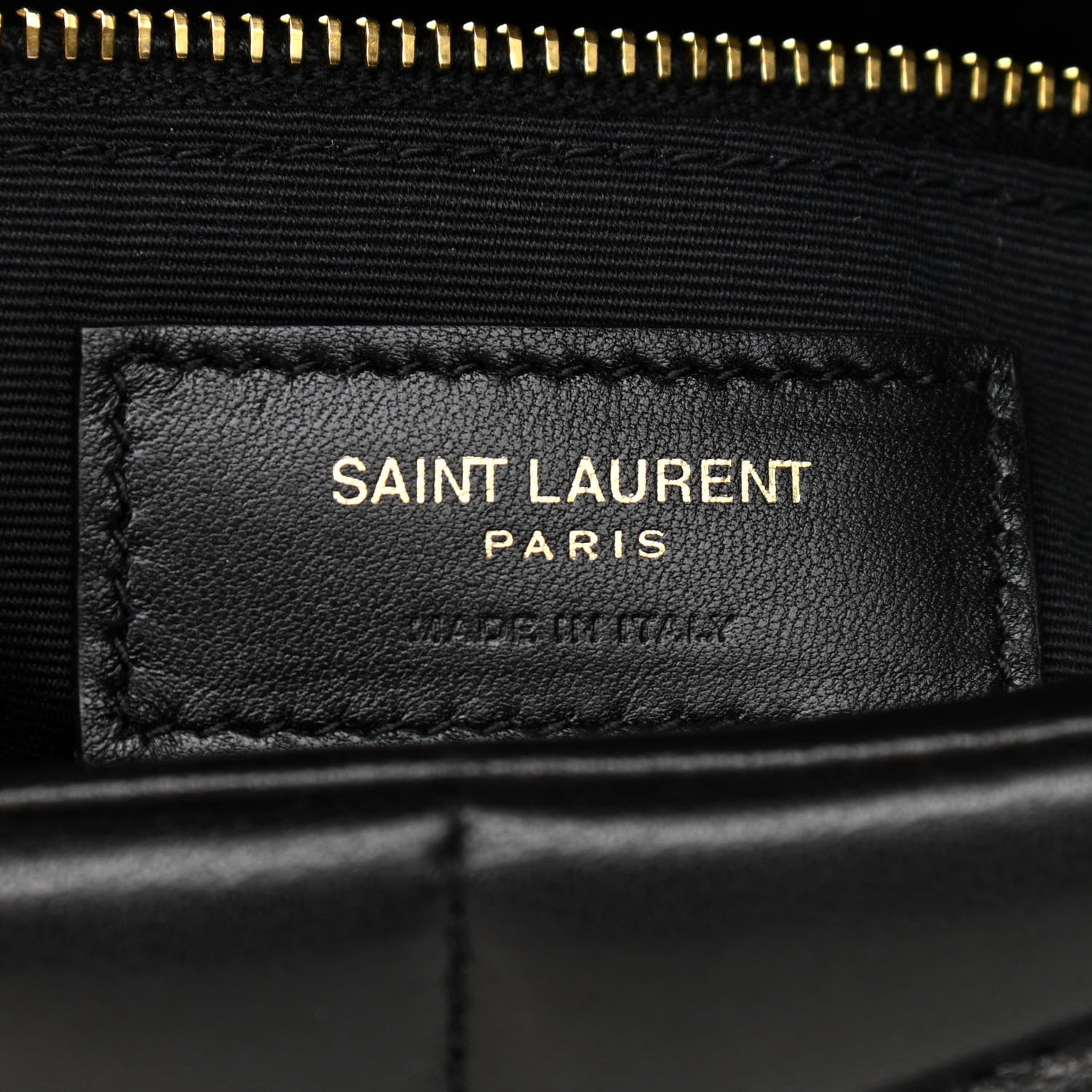 Saint Laurent Lambskin Quilted Toy Loulou Puffer Monogram Chain Satchel Black 5 of 8