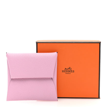 Hermes Chevre Mysore Bastia Coin Purse Mauve Sylvestre 8 of 8