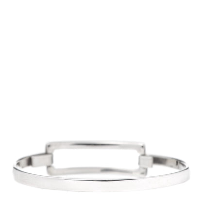 Tiffany Sterling Silver Rectangle Bangle Bracelet 3 of 6