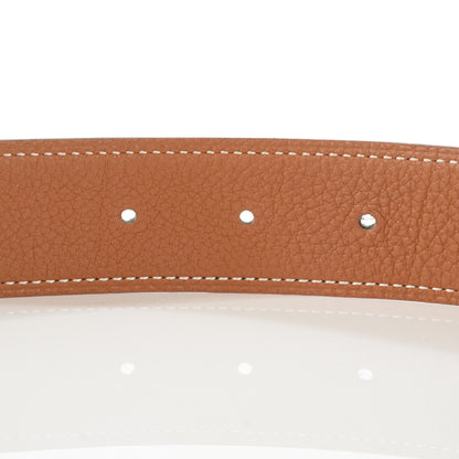 Hermes Box Togo 32mm H Belt 85 Black Gold 5 of 8