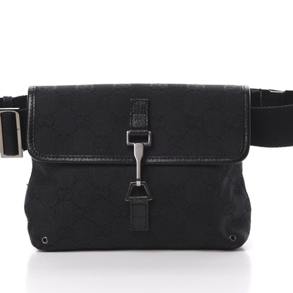 Gucci GG Monogram Web Flight Belt Bag Black 8 of 11