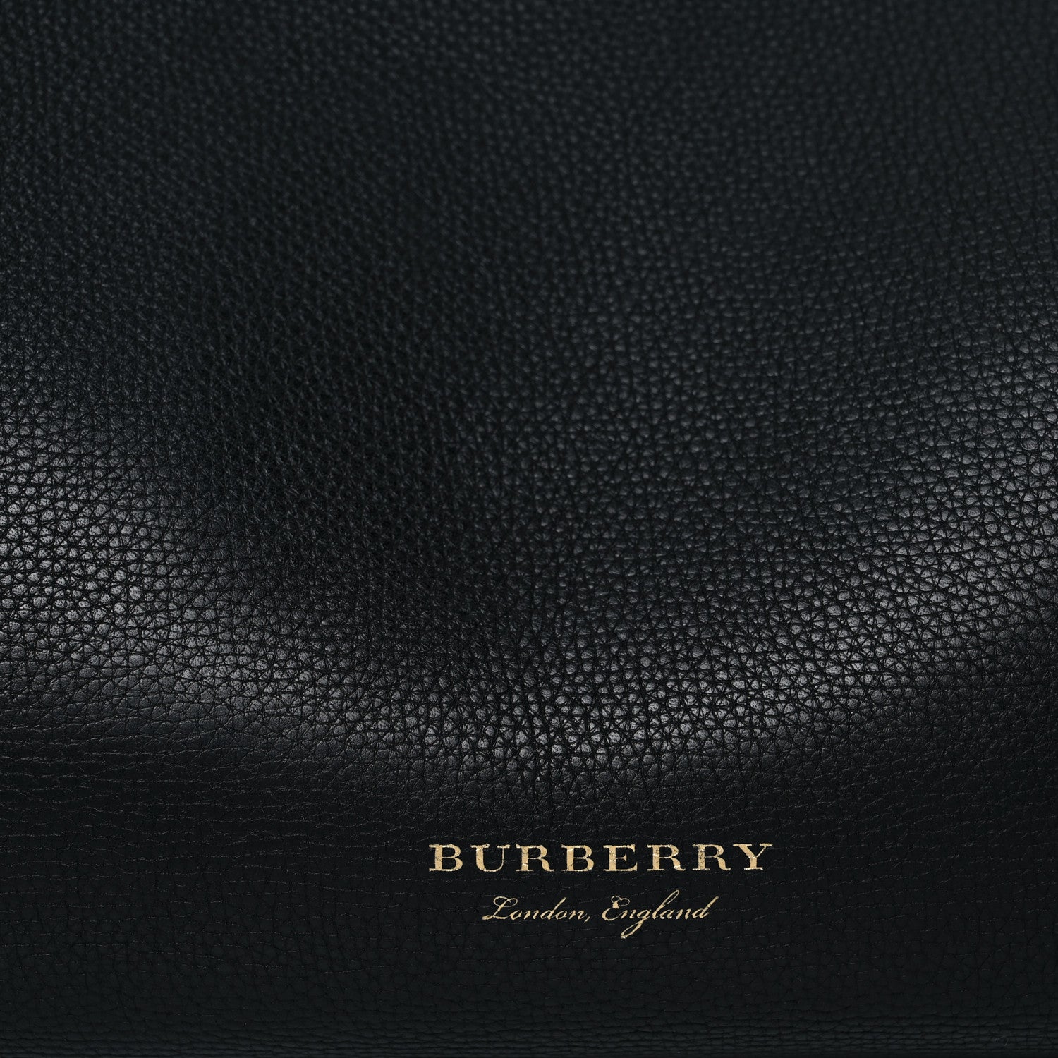 Burberry Grainy Calfskin House Check Large Banner Tote Black 10 of 22