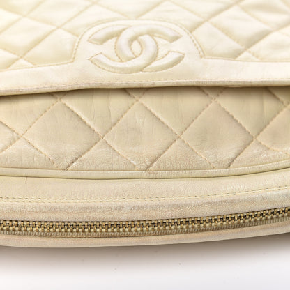 Chanel Lambskin Quilted Tassel Camera Case Pouch Beige 20 of 24