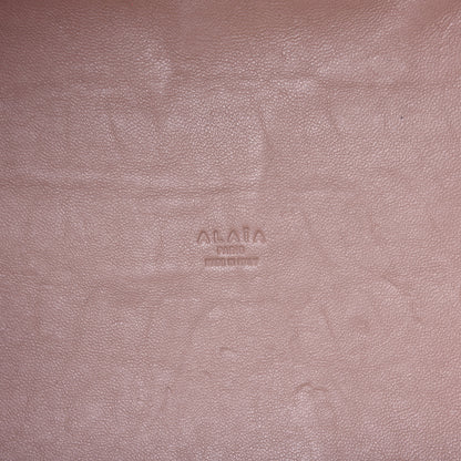 Alaia Calfskin Laser Cut Large Vienne Tote Sable 6 of 8