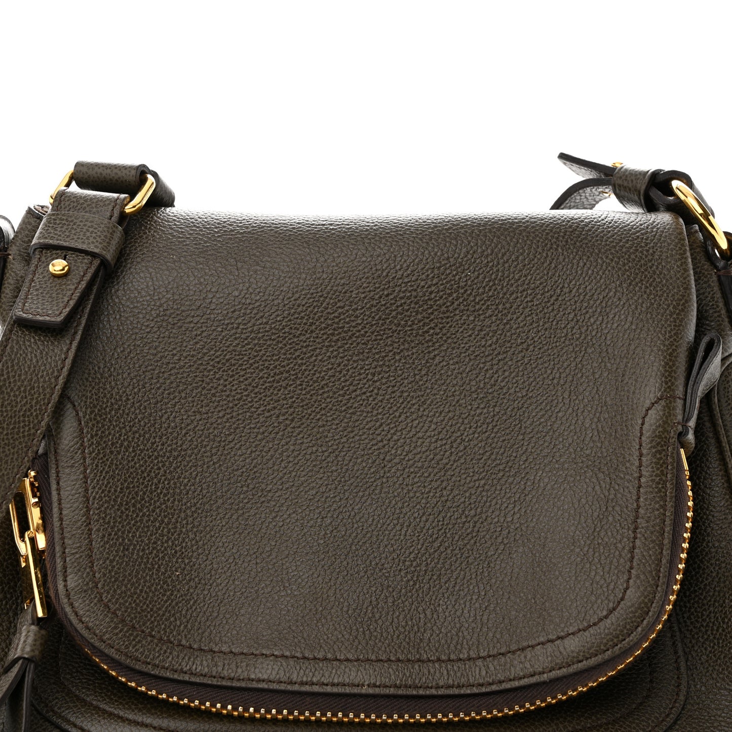 Pebbled Calfskin Medium Jennifer Green