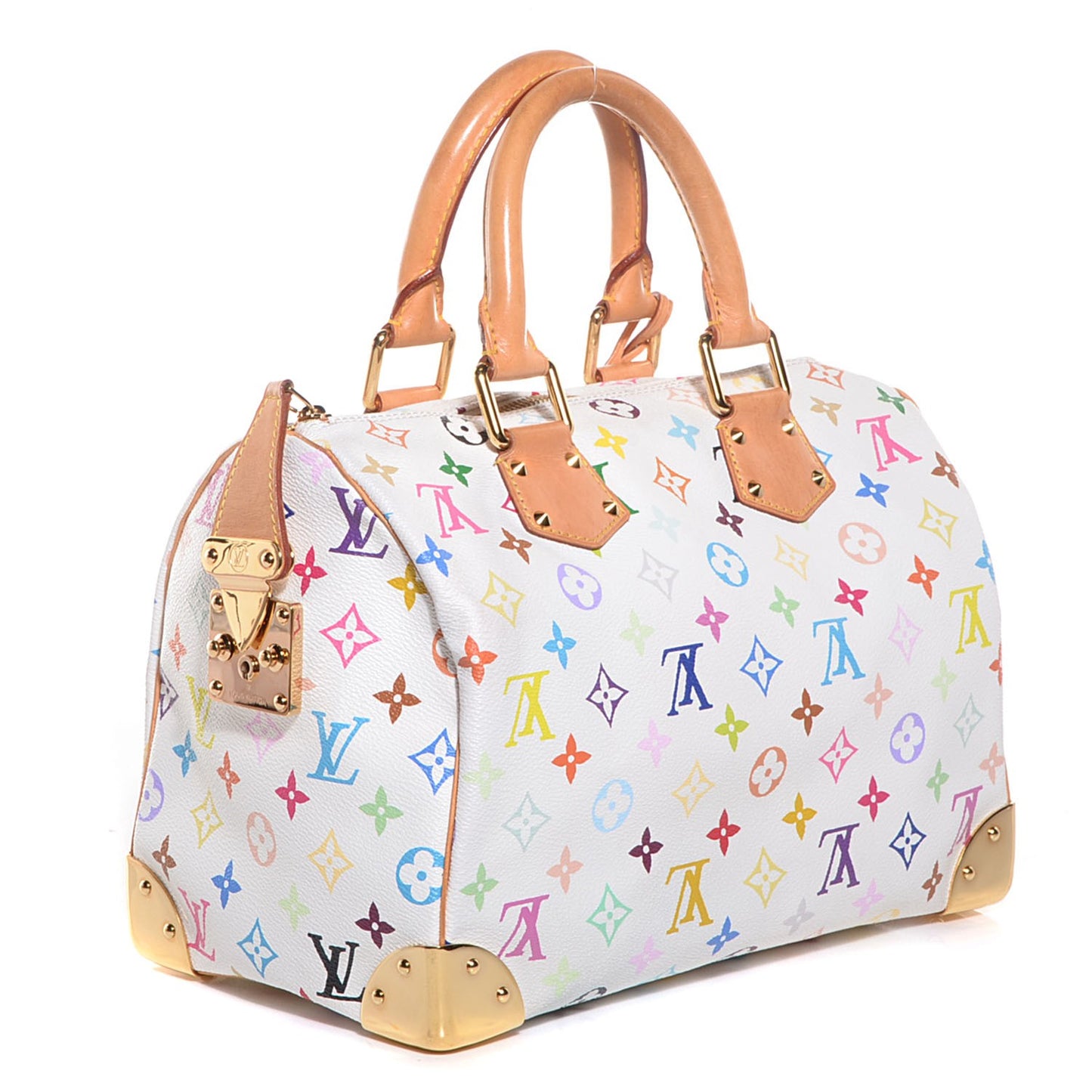 Monogram Multicolor Speedy 30 White