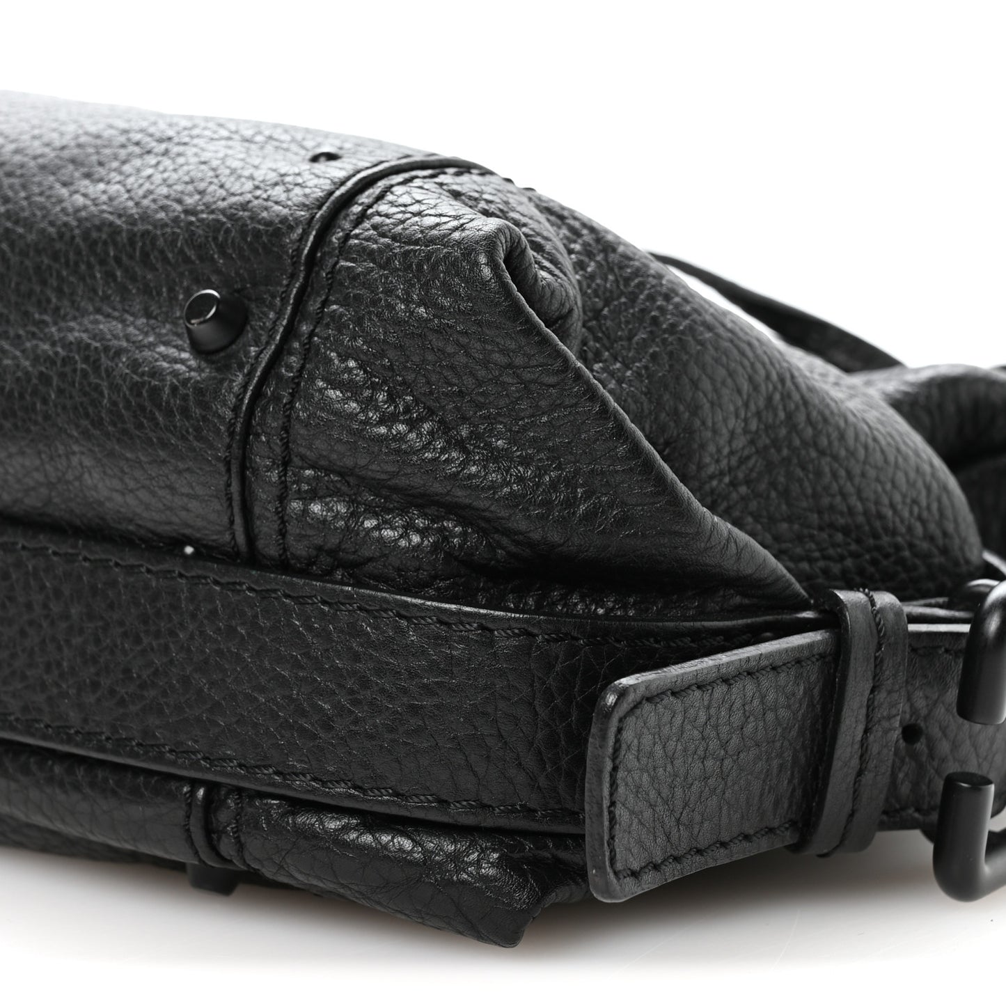 Calfskin Small Paddington Satchel So Black