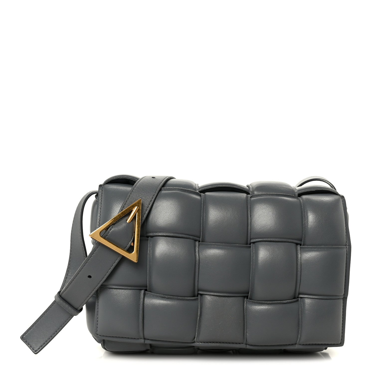 Bottega Veneta Nappa Maxi Intreccio Padded Cassette Crossbody Bag Thunder 1 of 12