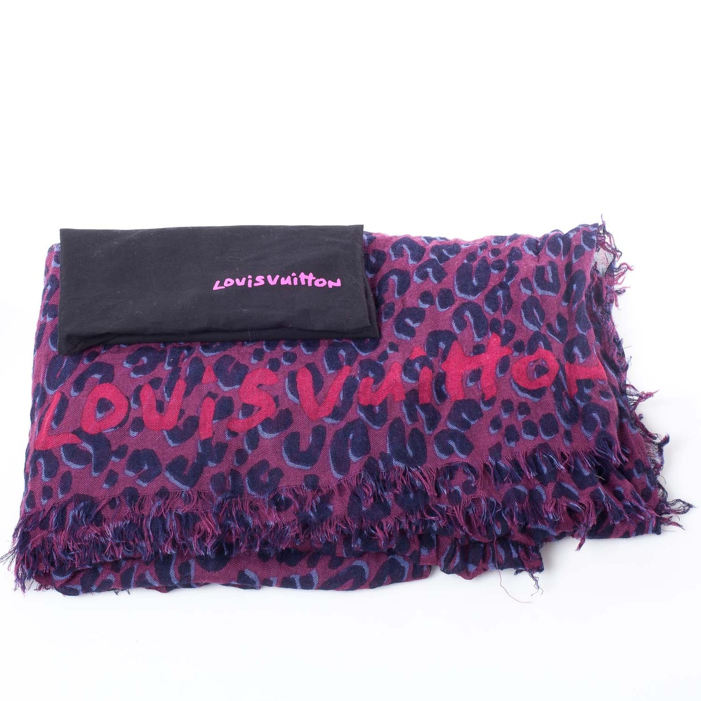 Cashmere Silk Leopard Stole