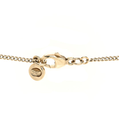 Chanel Pearl Crystal CC Pendant Necklace Gold 4 of 5