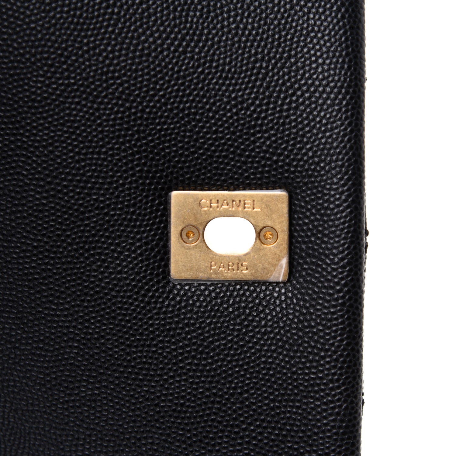Chanel Caviar Lizard Quilted Medium Coco Handle Flap Black 8 of 14