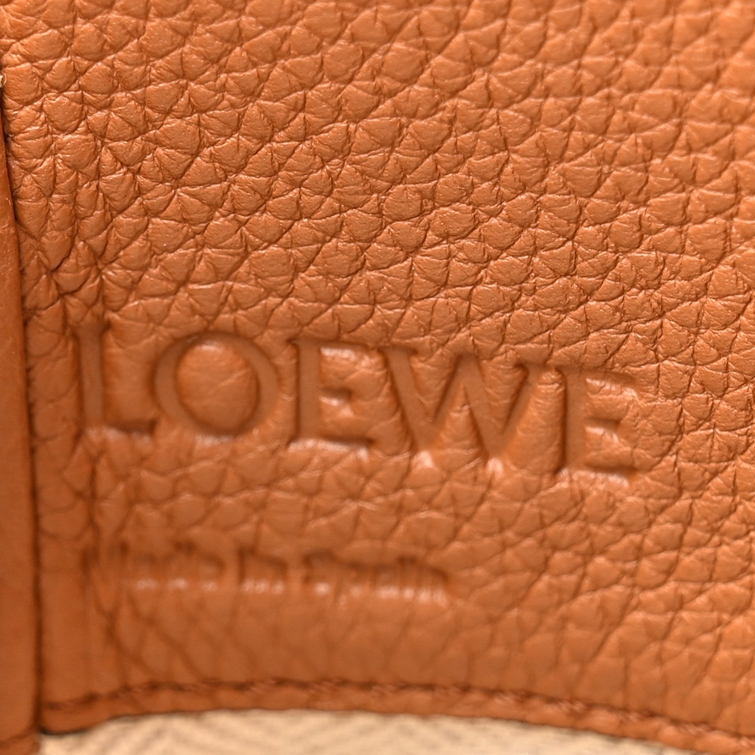 Loewe Calfskin Mini Hammock Shoulder Bag Tan 6 of 12