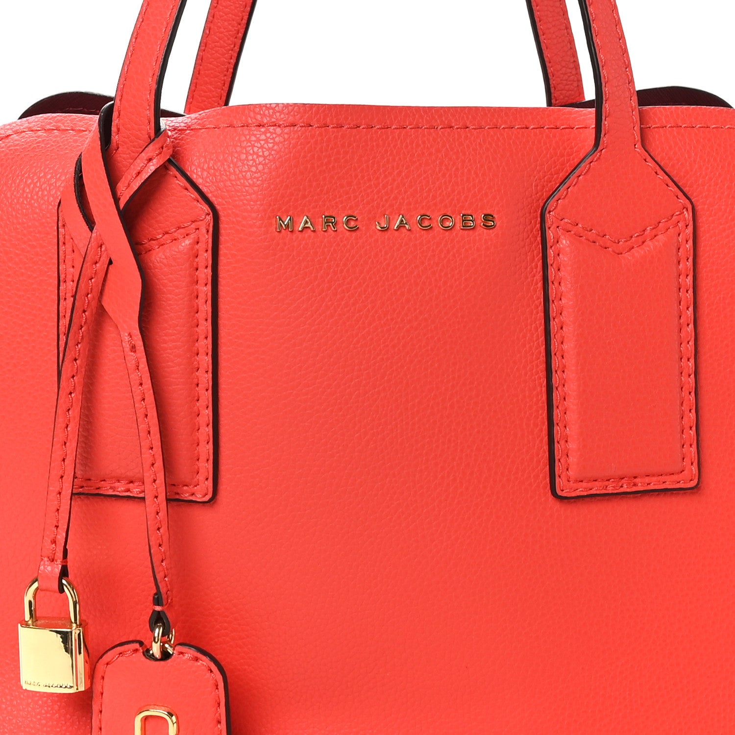 Marc Jacobs Pebbled Calfskin The Editor 38 Tote True Red 7 of 9
