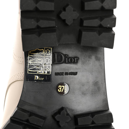 Christian Dior Calfskin Dior Quest 35mm Hiking Boots 37.5 Off White 8 of 10