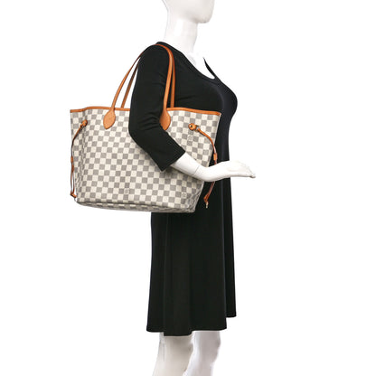 Louis Vuitton Damier Azur Neverfull MM 2 of 9