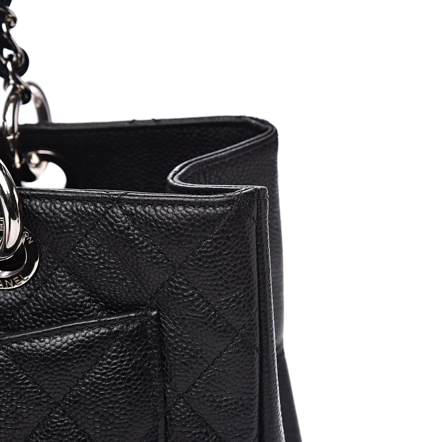 Chanel Caviar Quilted Grand Shopping Tote GST Black 15 of 15