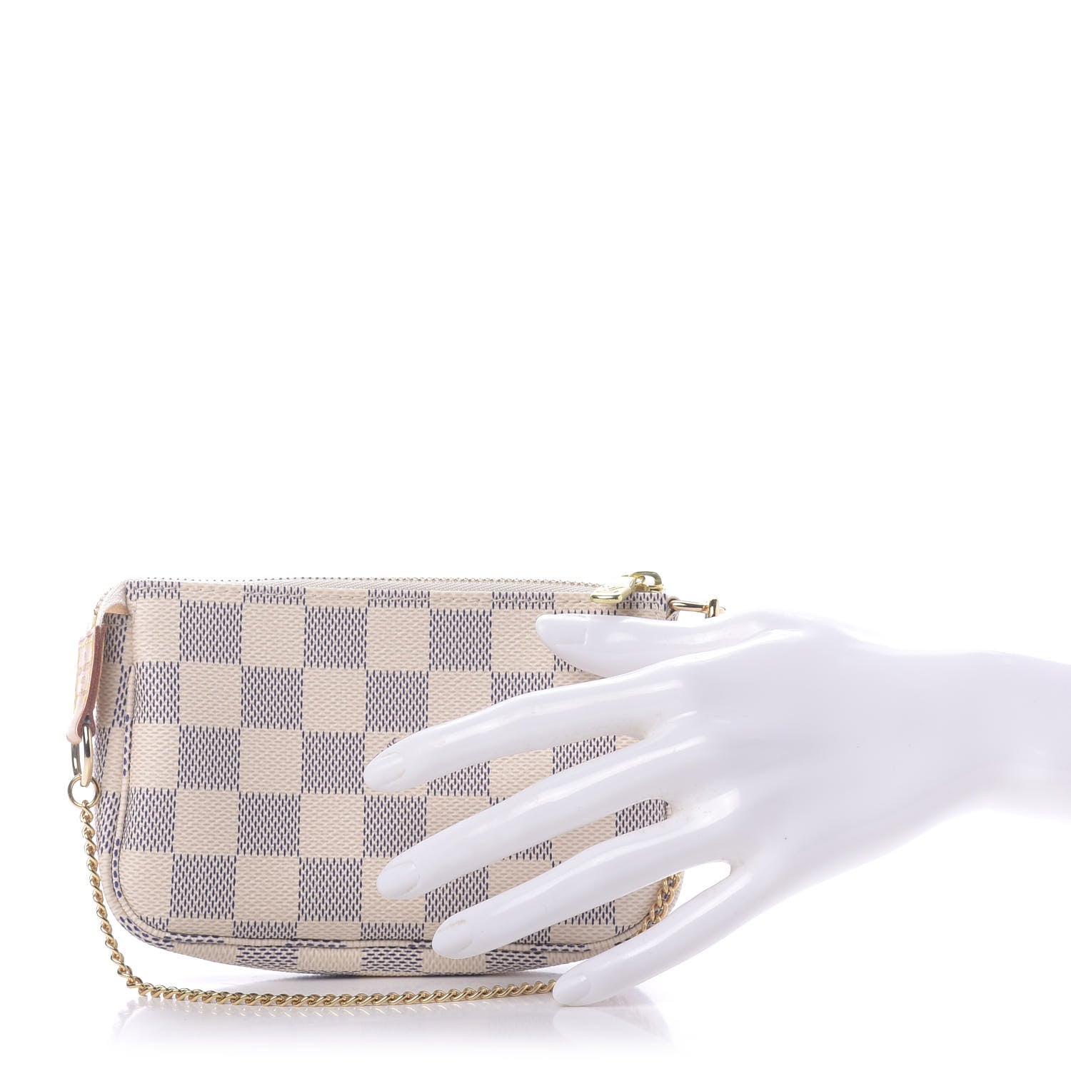 Louis Vuitton Damier Azur Mini Pochette Accessories 2 of 10