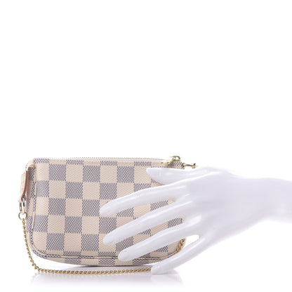 Louis Vuitton Damier Azur Mini Pochette Accessories 2 of 10
