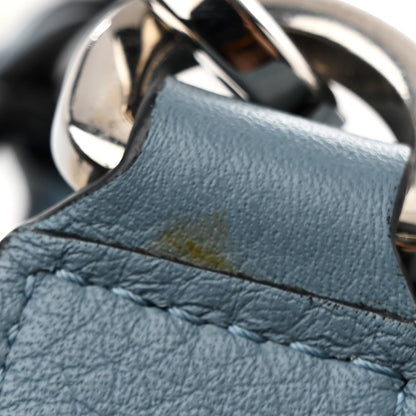Loewe Calfskin Medium Puzzle Bag Stone Blue 10 of 11