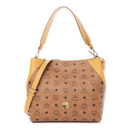 MCM Visetos Medium Klara Hobo Cognac Yellow 1 of 11