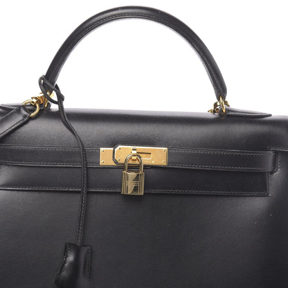 Hermes Box Kelly Sellier 32 Black 17 of 20