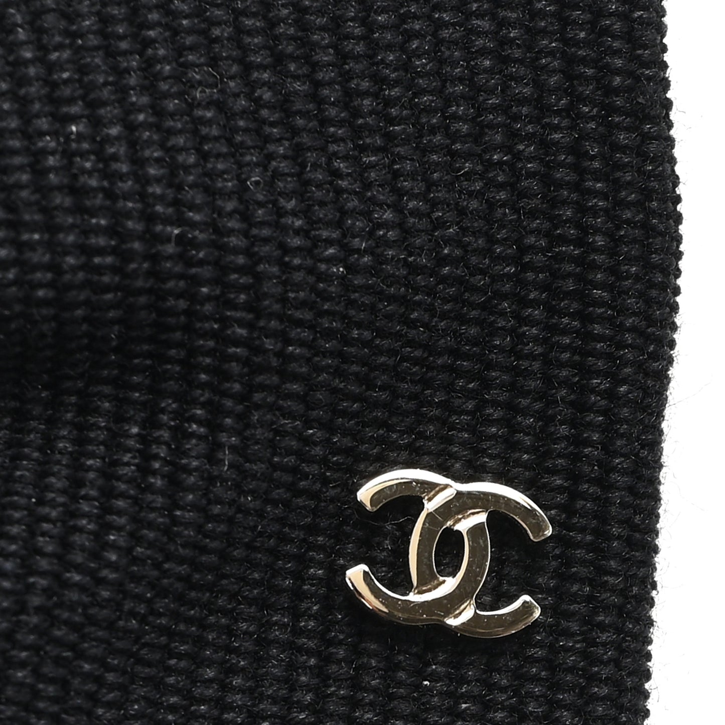 Grosgrain Bow CC Hair Clip Black