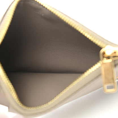 Celine Grained Calfskin Zipped Card Holder Pebble 5 of 8