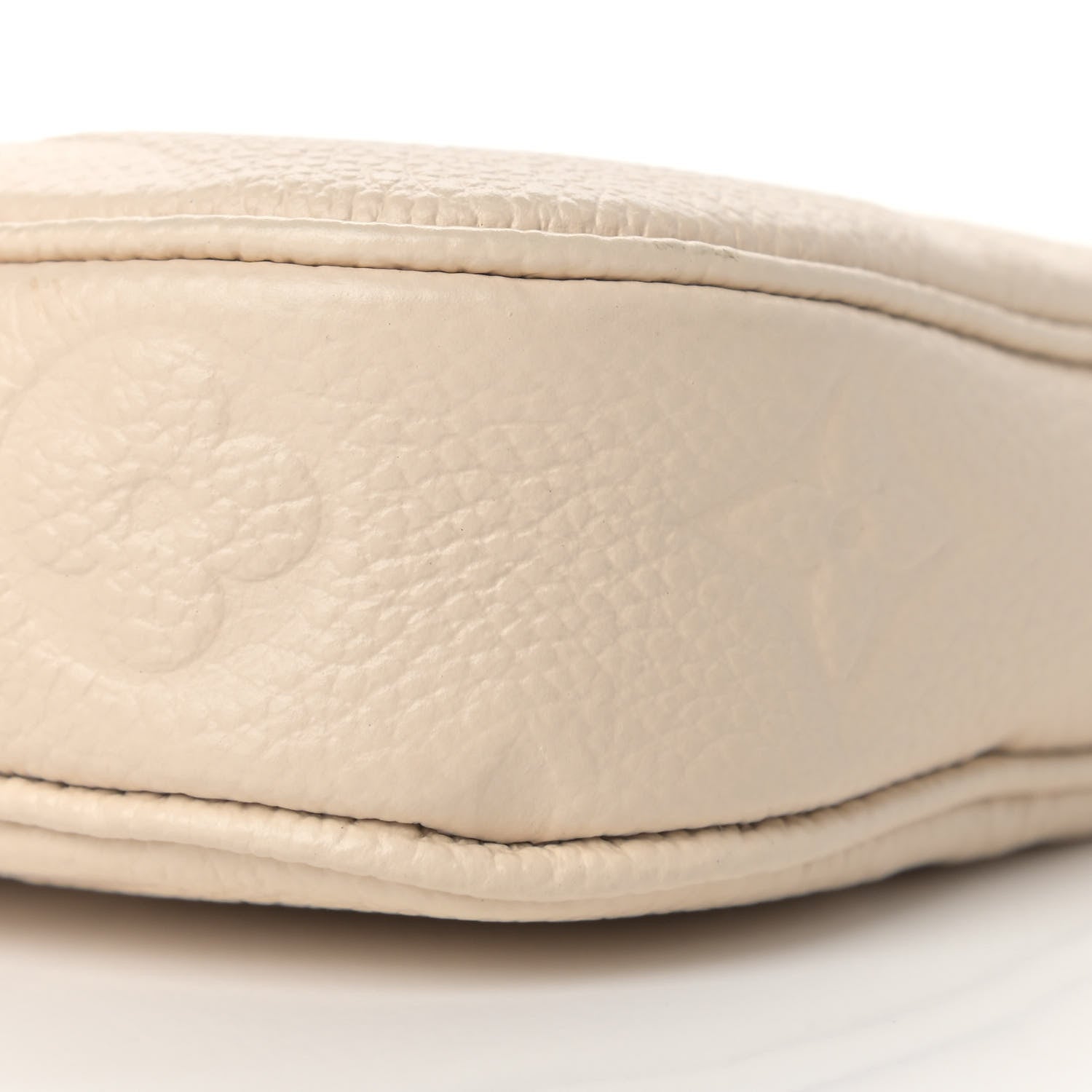 Louis Vuitton Empreinte Monogram Giant Multi Pochette Accessories Mini Pochette Cream 8 of 8