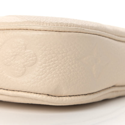 Louis Vuitton Empreinte Monogram Giant Multi Pochette Accessories Mini Pochette Cream 8 of 8