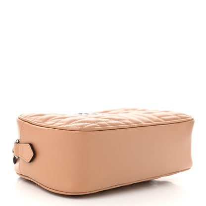 Gucci Calfskin Matelasse Aria Small GG Marmont Chain Shoulder Bag Camelia 4 of 10
