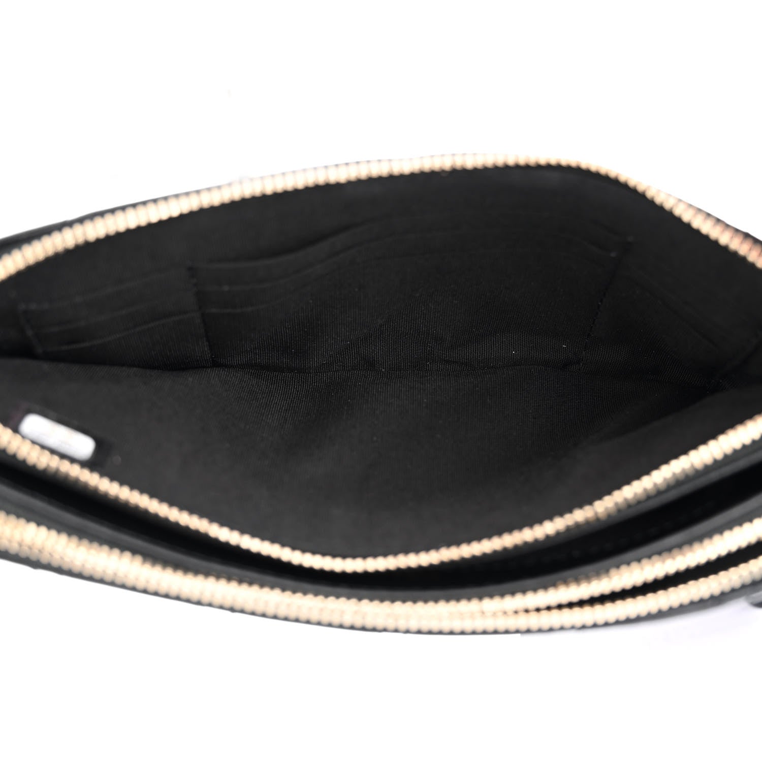 Chanel Calfskin Quilted Pearl Small Clutch With Chain Black 7 of 15