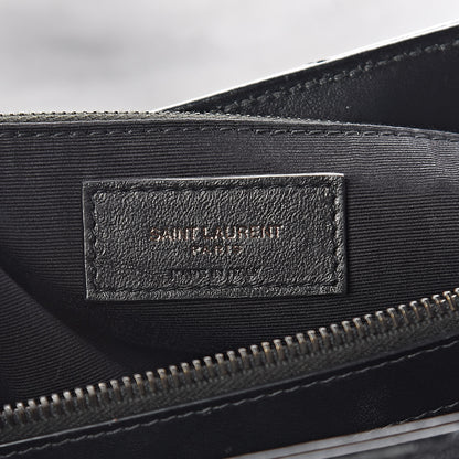 Saint Laurent Calfskin Y Quilted Monogram Medium Loulou Chain Satchel Black 6 of 10