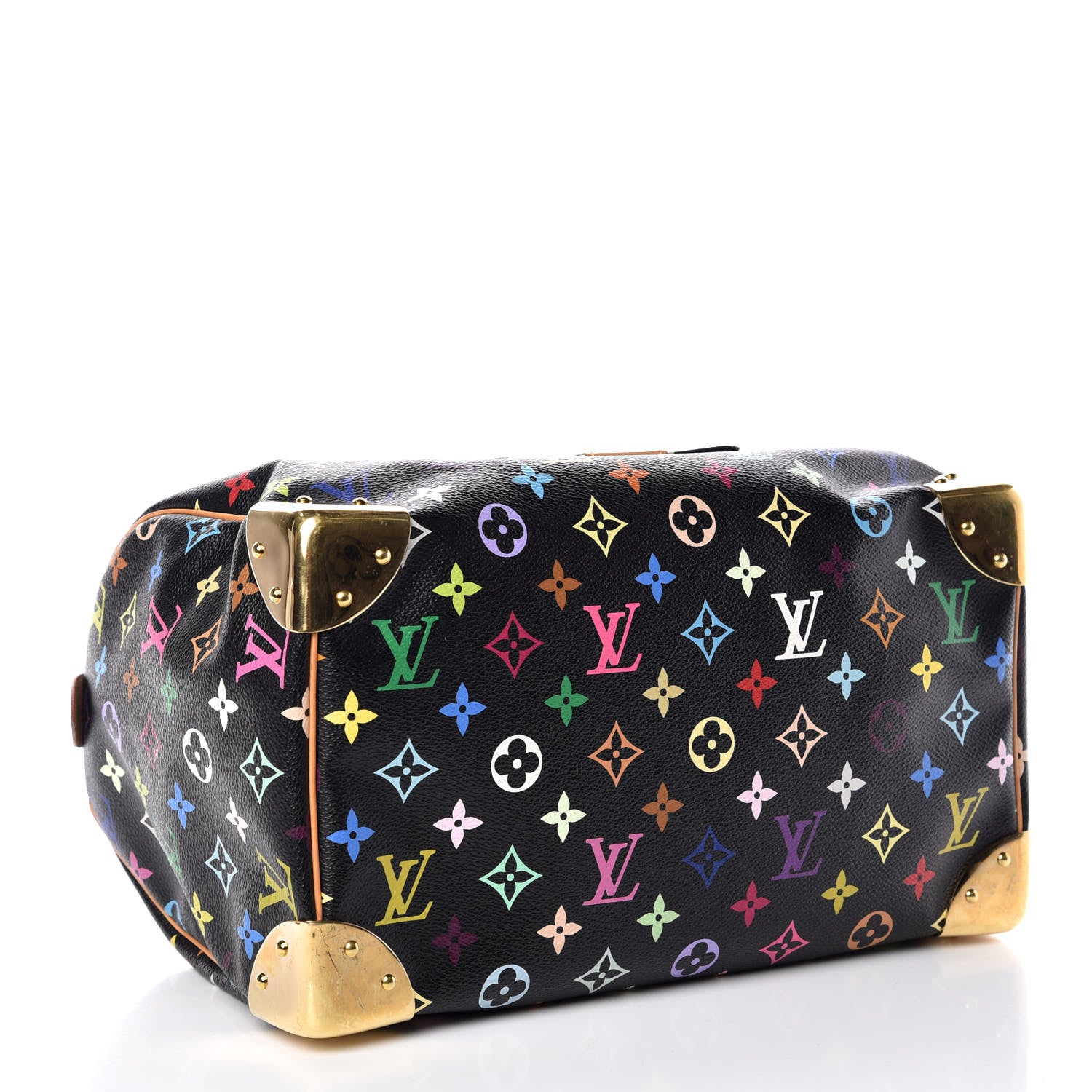 Louis Vuitton Monogram Multicolor Speedy 30 Black 4 of 9
