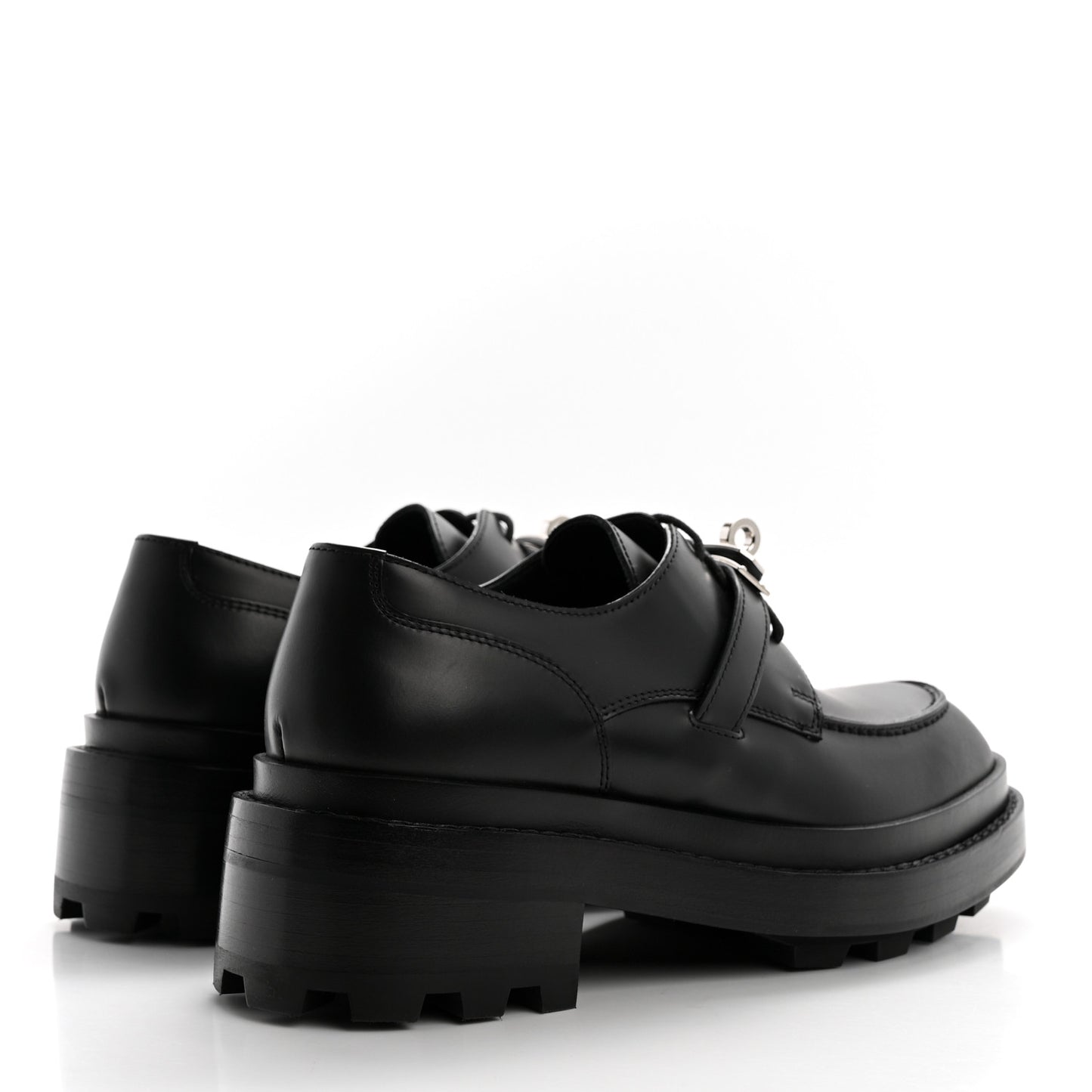 Glossed Calfskin First Oxford 35.5 Black