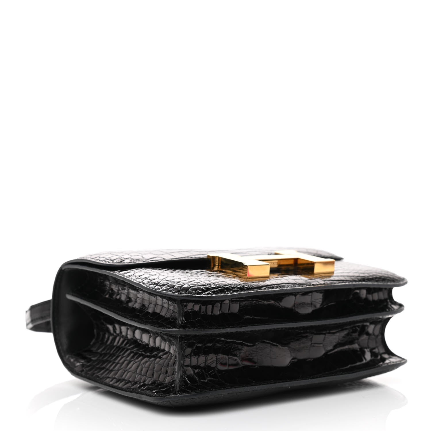 Hermes Shiny Alligator Constance 18 Black 4 of 10