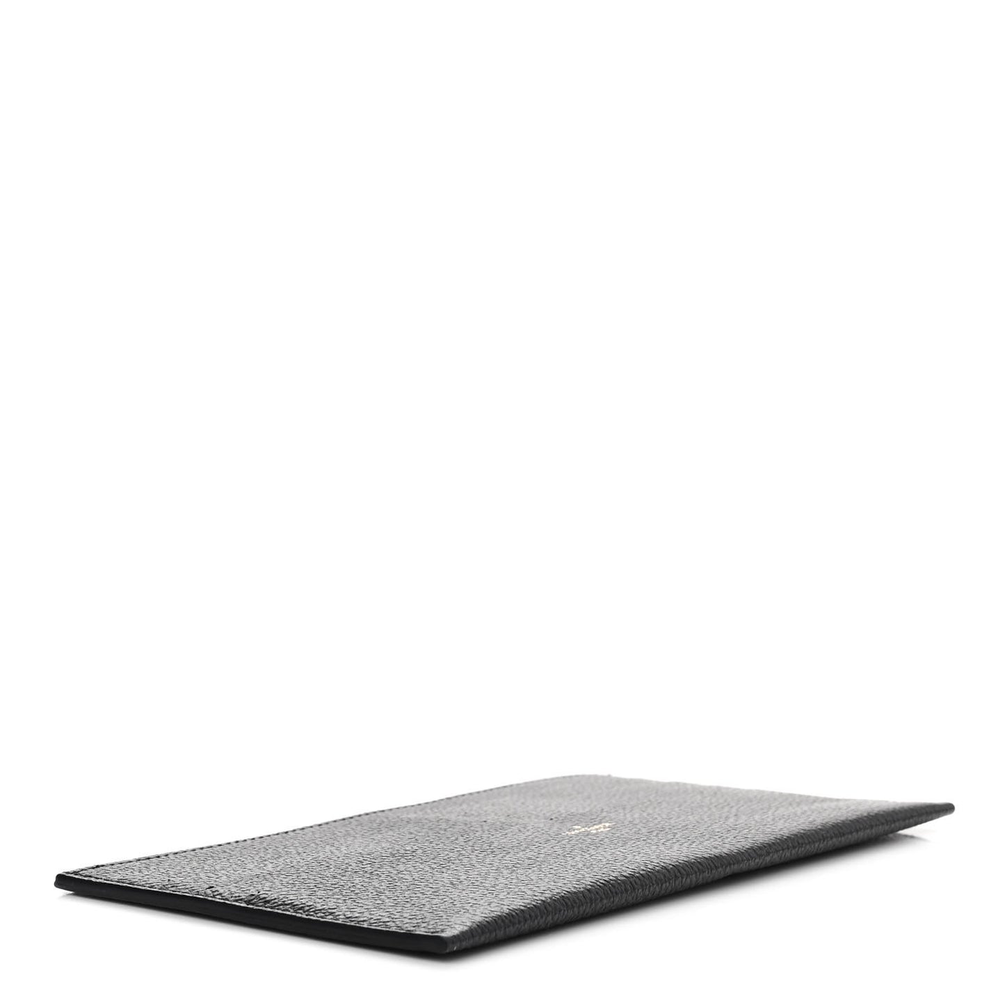 Calfskin Felicie Chain Wallet Card Holder Insert Black