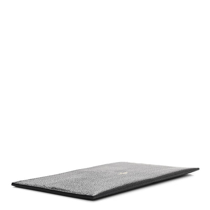 Louis Vuitton Calfskin Felicie Chain Wallet Card Holder Insert Black 4 of 6