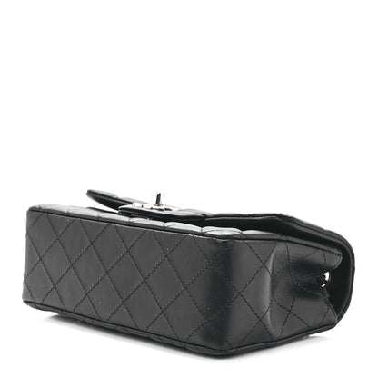 Chanel Lambskin Quilted Mini Rectangular Flap Black 10 of 13