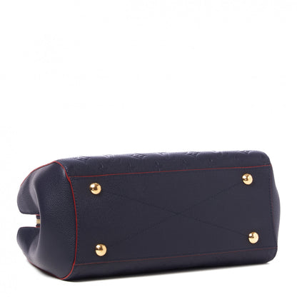 Louis Vuitton Empreinte Montaigne MM Marine Rouge 3 of 7
