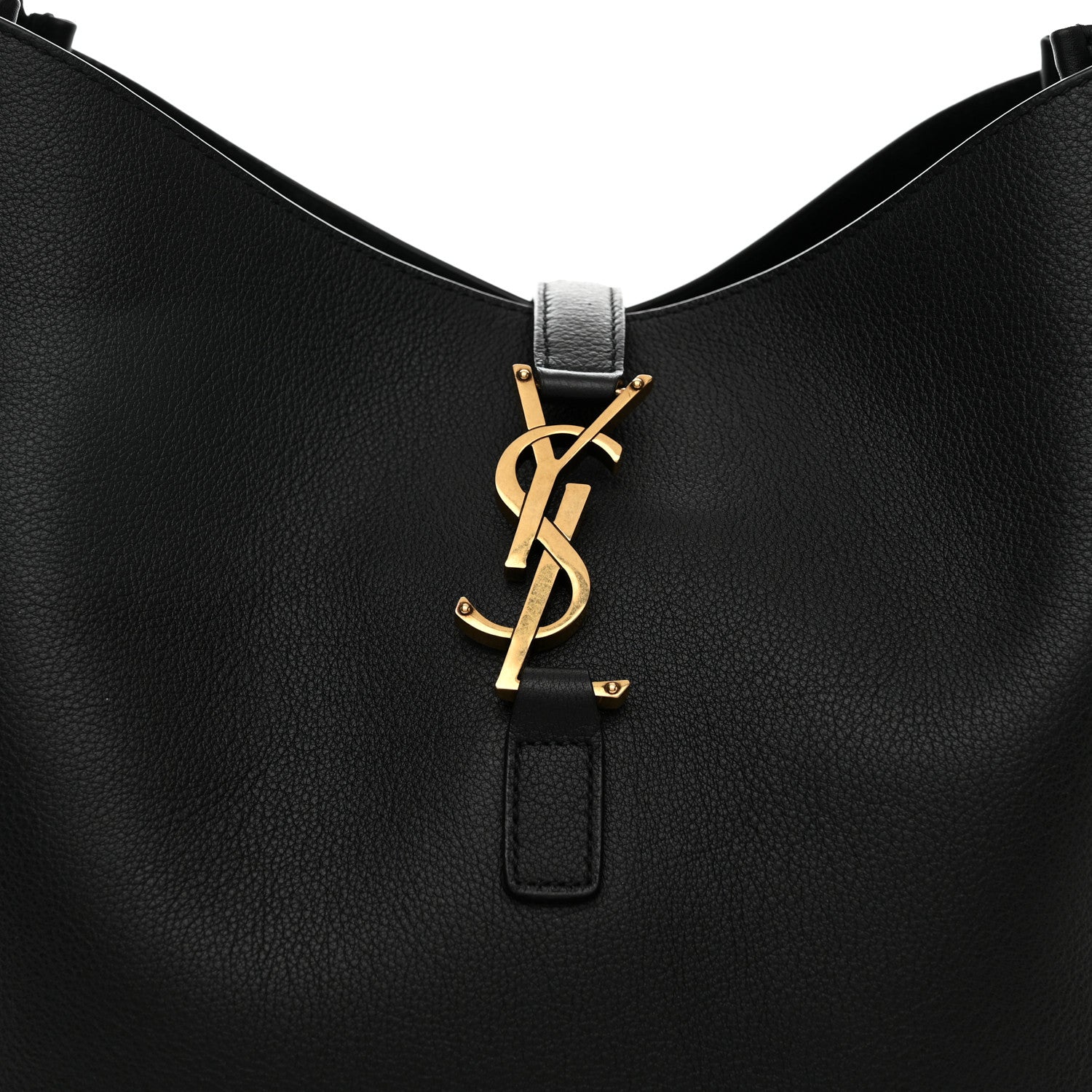 Saint Laurent Smooth Calfskin Large Le 5 A 7 Soft Hobo Black 7 of 10