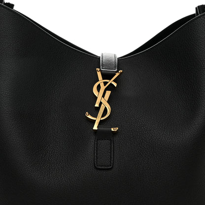 Saint Laurent Smooth Calfskin Large Le 5 A 7 Soft Hobo Black 7 of 10