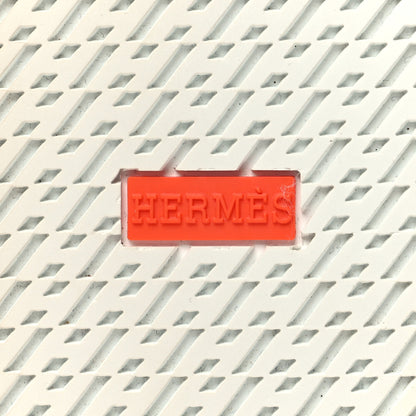 Hermes Calfskin Womens Deep Sneakers 39 White 7 of 9