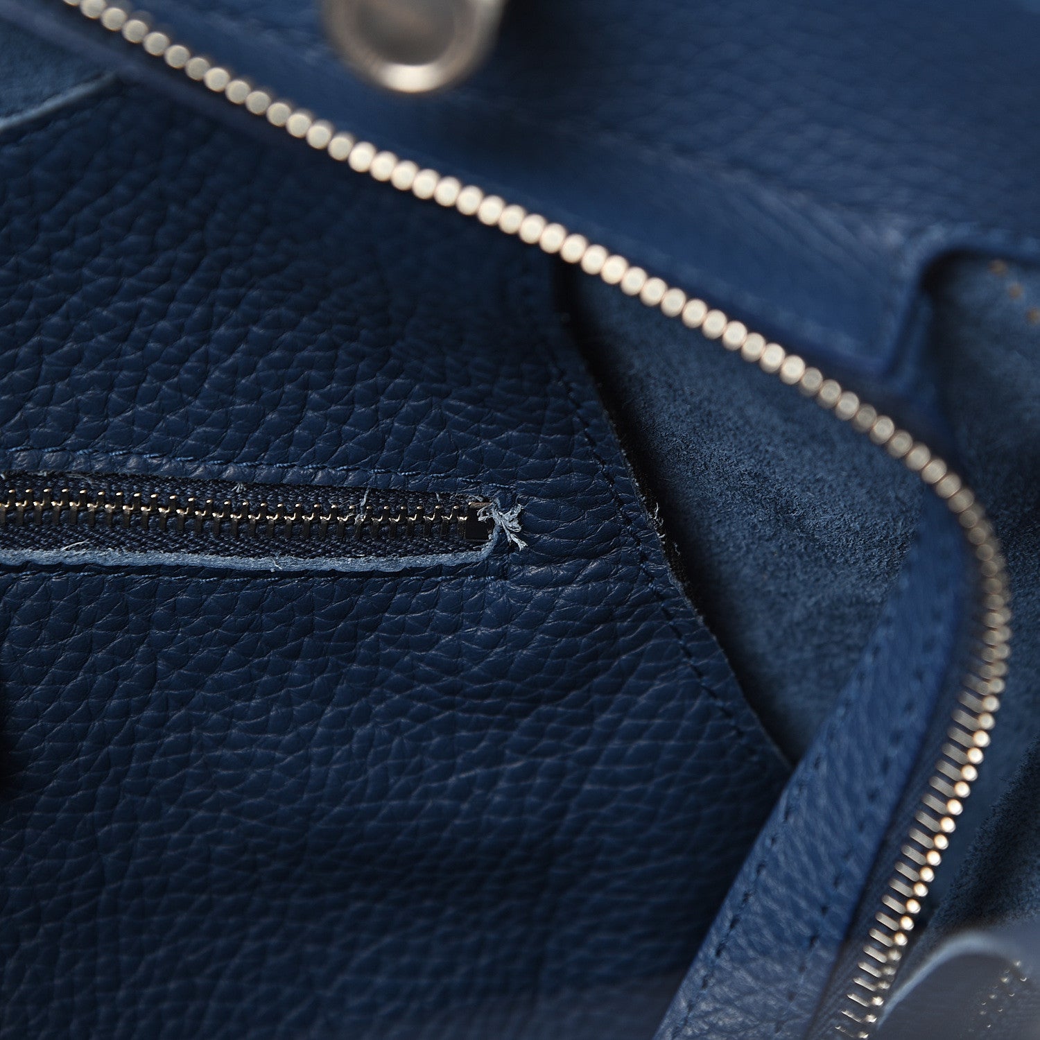Balenciaga Veau Grana Perforated Blackout Hardware City Bleu Tanzanite 8 of 12