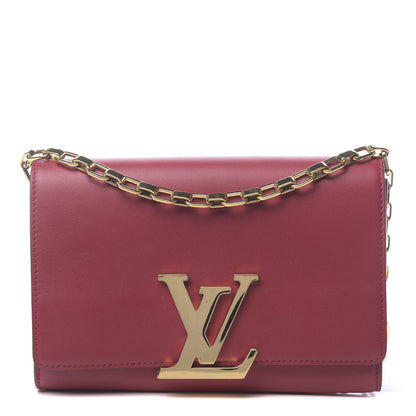 Louis Vuitton Calfskin Chain Louise GM Framboise 1 of 11