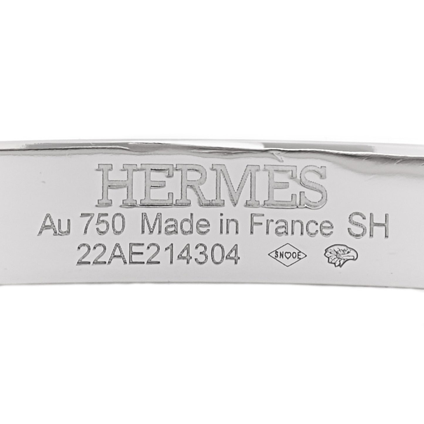 18K White Gold Diamond PM Kelly Pave Bracelet SH