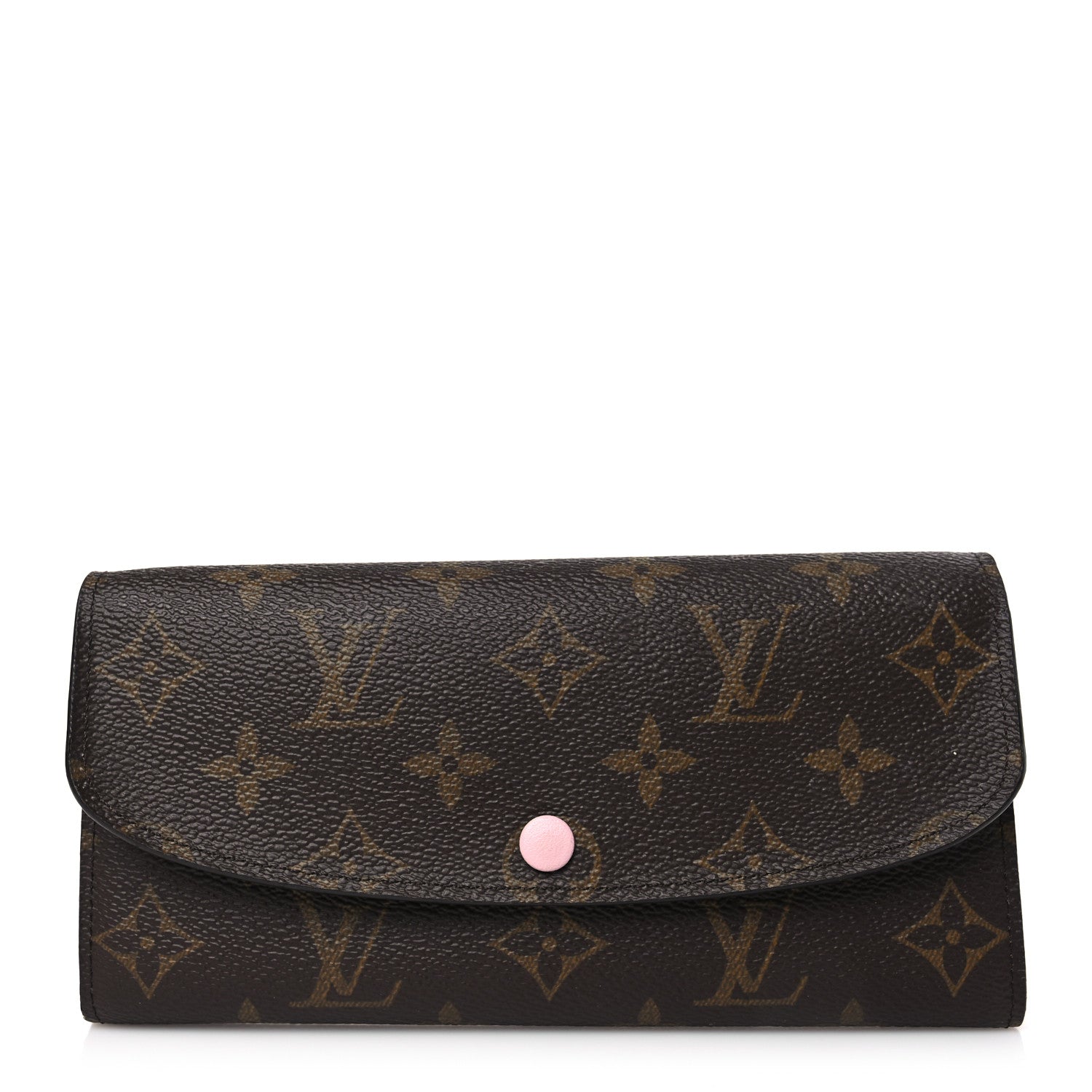 Louis Vuitton Monogram Emilie Wallet Rose Ballerine 1 of 7