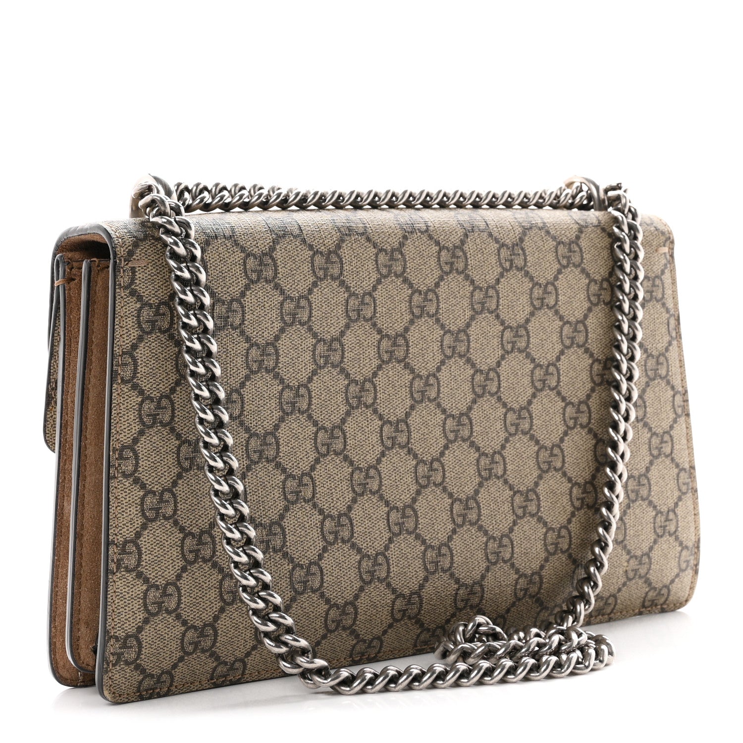 Gucci GG Supreme Monogram Small Dionysus Shoulder Bag Taupe 3 of 10