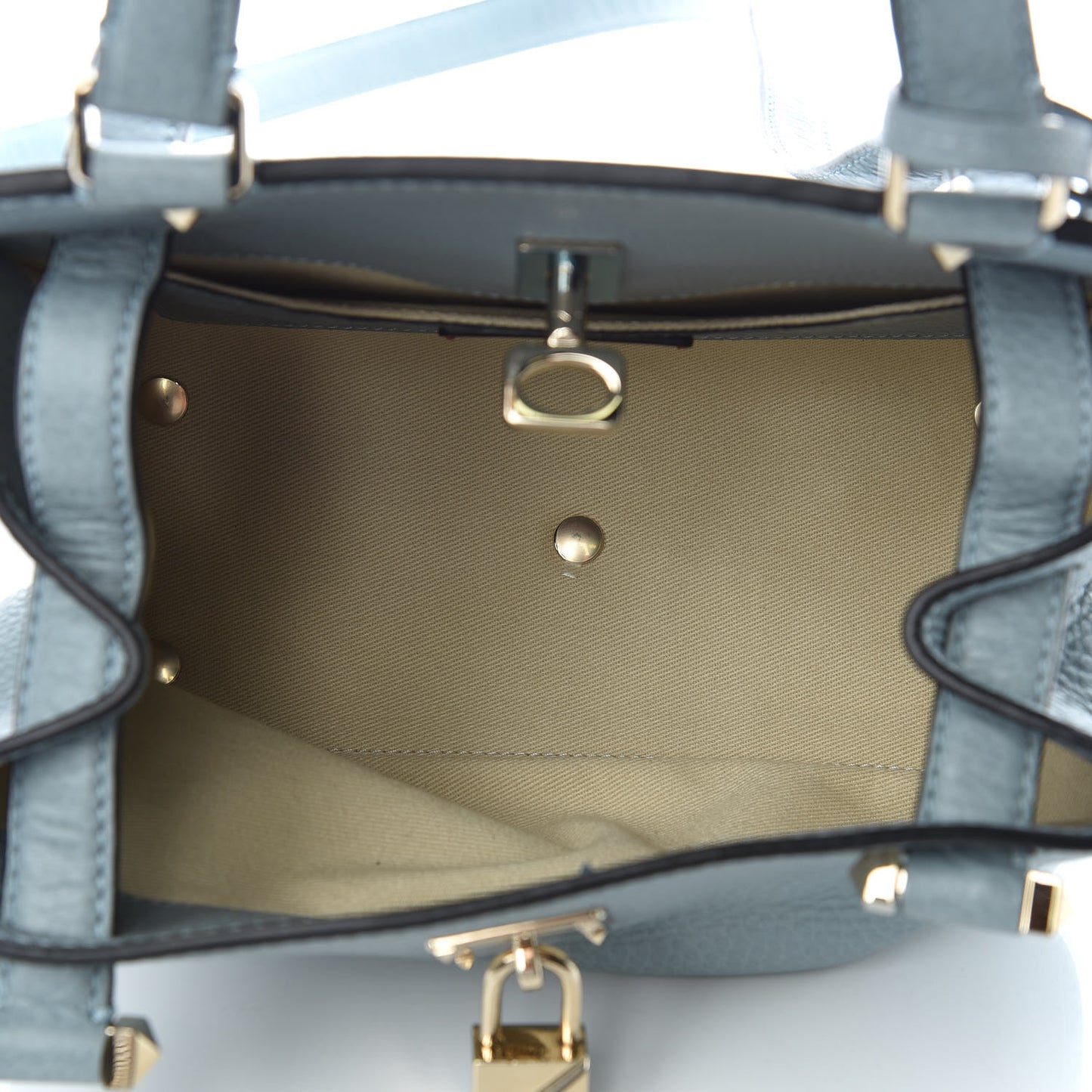 Pebbled Calfskin Small Joylock Satchel Nube